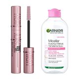 Maybelline New York Lash Sensational Sky High Maskara + Garnier Skin Naturals Micellar Kusursuz Makyaj Temizleme Suyu (200 ml)