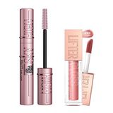 Maybelline New York Lash Sensational Sky High Maskara Lifter Gloss Nemlendirici Dudak Parlatıcısı 003 Moon Makyaj Seti