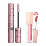 Maybelline New York Lash Sensational Sky High Maskara+ Lifter Gloss Nemlendirici Dudak Parlatıcısı- 004 Silk Makyaj Seti