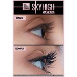 Maybelline New York Lash Sensational Sky High Waterproof Maskara Mini Falsies Surreal Maskara Hediyeli - Black