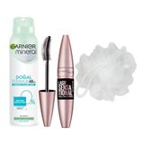Maybelline New York Lash Sensational Yelpaze Etkili Intense Black Maskara - Ekstra Siyah & Mineral Doğal Ferahlık Sprey Deodorant & Duş Lifi Hediyesi