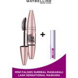 Maybelline New York Lash Sensational Yelpaze Etkili Siyah Maskara Mini Falsies Surreal Maskara Hediyeli - Black