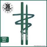 Maybelline New York Lasting Drama Asansörlü Göz Kalemi 40 Green Withenvy Yumuşak Uç ve Suya Dayanıklı