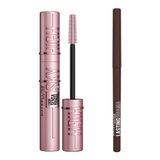 Maybelline New York Lasting Drama Automatic Liner Göz Kalemi- Brown Sugar & Lash Sensational Sky High Maskara Makyaj Seti