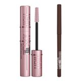 Maybelline New York Lasting Drama Automatic Liner Göz Kalemi- Brown Sugar & Lash Sensational Sky High Maskara Makyaj Seti