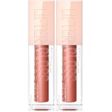 Maybelline New York Lifter Gloss Nemlendirici Dudak Parlatıcısı- 009 Topaz (2 paketi)