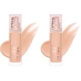 Maybelline New York Lifter Niasinamid ve Hyalüronik Asit İçeren Aydınlatan Fondöten - 112 (2 paketi)