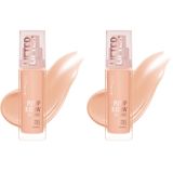 Maybelline New York Lifter Niasinamid ve Hyalüronik Asit İçeren Aydınlatan Fondöten - 116 (2 paketi)