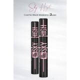 Maybelline New York Maskara Sky High Cosmic Black x 2 Adet