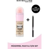 Maybelline New York Maybelline Instant Perfector Glow 01 Lıght & Mini Maybelline Tattoo Liner Gel Pencil Hediyeli Set