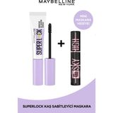 Maybelline New York Maybelline Super Lock Kaş Sabitleyici Maskara & Hediyeli Sky High Cosmic Mini Maskara Özellikli
