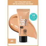 Maybelline New York No 40 Fit Me Nude Cilt Bakımı Etkili Nemlendirici Spf50 Bb Krem - Sıcak Orta Ton