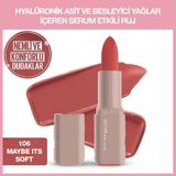 Maybelline New York Serum Etkili Hyalüronik Asit ve Besleyici Yağ İçeren Ruj 106 Maybe It's Soft