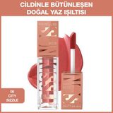Maybelline New York Sunkisser Likit Allık 06 City Sizzle Turuncu – 12 Saat Kalıcı, E Vitaminli Işıltılı Formül, Tüm Cilt Tiplerine Uygun