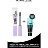 Maybelline New York Super Lock Brow Glue Kaş Sabitleyici Maskara + Mini Fit Me Makyaj Bazı Özellikli