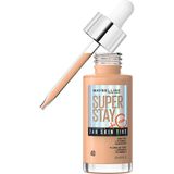 Maybelline New York Super Stay Skin Tint Fondöten - 40 | Esnek Kapatıcı, Dermatolojik Olarak Test Edilmiş Vegan Formül, Komedojenik Olmayan Hassas Ciltler, Paraben İçermez