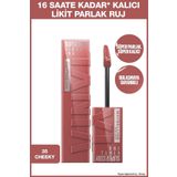 Maybelline New York Super Stay Vinyl Ink Uzun Süre 35 Cheeky Kalıcı Likit Parlak Ruj