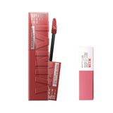 Maybelline New York Super Stay Vinyl Ink Uzun Süre Kalıcı Likit Parlak Ruj 35 Cheeky & Mini Super Stay Matte Ink Likit Mat Ruj - 15 Lover Makyaj Seti