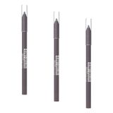 Maybelline New York Tattoo Liner Jel Göz Kalemi - 822 Space Graphite (3 paketi)