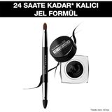 Maybelline New York Tattoo Liner Suya Dayanıklı Siyah Jel Eyeliner 3 g – Fırçalı, Yoğun Pigmentli ve Kolay Sürüm