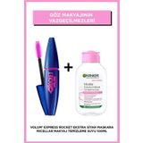 Maybelline New York Volum' Express Rocket Ekstra Siyah Maskara & Garnier Micellar Makyaj Temizleme Suyu 100 Ml