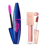 Maybelline New York Volum Express Rocket Ekstra Siyah Maskara Lifter Gloss 003 Moon Nemlendirici Dudak Parlatıcısı
