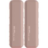 Maybelline NY Serum Etkili Hyalüronik Asit ve Besleyici Yağ İçeren Ruj - 002 Maybe It's (2 paketi)