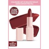 Maybelline Serum Etkili Hyalüronik Asit ve Besleyici Yağ İçeren Ruj 104 Maybe It's Intense