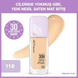 Maybellıne Super Stay Lumi Matte Fondöten 118