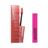 Maybelline Super Stay Vinyl Ink 15 & Maybelline New York Firework Mini Maskara Hediyeli