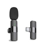MAYBESTA Android Bilgisayar için Profesyonel Kablosuz Yaka Yaka Mikrofonu - Kablosuz Yönlü Kondenser Kayıt Mikrofonu USB C Arayüzü ile Röportaj Video Podcast Vlog YouTube