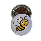 maycollection Sevimli Arı Metal Buton Rozet Broş-Çanta Aksesuar-Yaka İğnesi (44mm) 1 Adet
