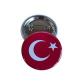 maycollection Türk Bayrağı Rozeti Çanta Rozeti-Yaka İğnesi-Şapka Aksesuarı (44mm) 1 Adet