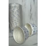 maycup 14 Oz Şeffaf Kapaklı Karton ÇORBA-AŞURE KASESİ 50 Adet Maycup