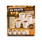 maycup 7 Oz Karton Bardak Beyaz 100 Adet