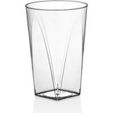 Mayden Concept 500 Adet Şeffaf Ps Plastik Kullan-At Bardak (300ML) – Istiflenebilir, Dayanıklı ve Gıda ile Temasa Uygun Tek Kullanımlık Bardak