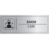 Mayeka Bakım Isimlik Gümüş Metal Kapı Isimliği Levhası Yönlendirme Tabelası