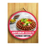 Mayeka Cafeler Restoranlar Çiğ Köfteciler İçin Çiğ Köfte Duvar Kapı Tablo Ahşap Askılı Pano Tabela