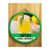 Mayeka Cafeler Restoranlar Kahvaltıcılar İçin Limonata Duvar Kapı Tablo Ahşap Askılı Pano Tabela