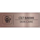 Mayeka Cilt Bakımı Isimlik Bronz Metal Kapı Isimliği Levhası Yönlendirme Tabelası