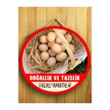 Mayeka Şarküteriler Marketler Yumurtacılar İçin Yumurta Duvar Kapı Tablo Ahşap Askılı Pano Tabela