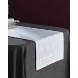 Mayenne Runner - Beyaz - 45x160 cm