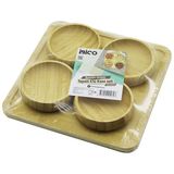 Mayf Ahşap Bambu 5pcs Çerezlik - Lokumluk Kase Seti 22X22CM (5332)