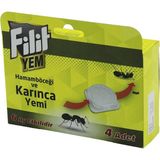 Mayf Filit 4pcs Karınca - Hamam Böcek Yemi 6AY Etkili - Istasyon Yem: 1.5gr x 4AD.=6GR (5332)