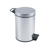 Mayf Pedallı 3lt Krom Metal Çöp Kovası (5332) - 0 - 19 lt