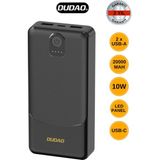 Mayf Powerbank Dudao K10PRO 2.4A 20000MAH 2 x Usb-A - Siyah (5332)