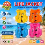 Mayf Summer Time Çocuk Şişme Can Yeleği – Güvenli Yüzme Yeleği (L Beden)
