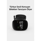 Mayf Türkçe Konuşan Bilek Tansiyon Aleti Tam Otomatik Tansiyon ve Nabız Ölçme Şarjlı Dijital Sesli – Akıllı LCD Ekranlı, Hassas Ölçüm, Ev Tipi Cihaz