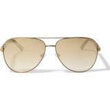Mayfair Aviator Güneş Gözlüğü 14X5 Cm, Metal Çerçeve ve Uv Koruma - Altın