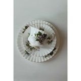 Mayflower Bone China England Duble Çay Fincanı 3 Parça - Yeşil - Beyaz - 200 ml
